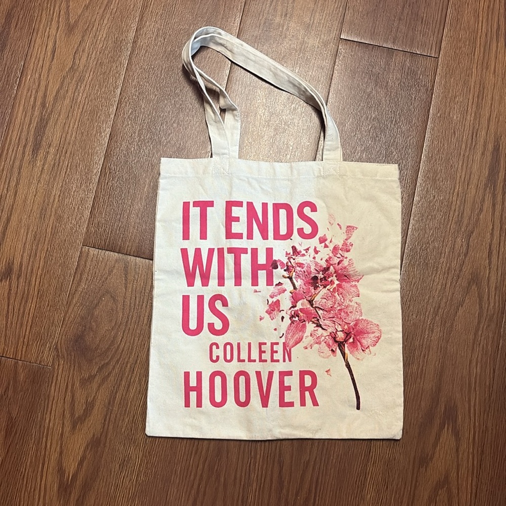 Colleen Hoover Rare Promo Cotton Canvas Tote Bag - Picture 2 of 4